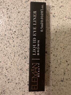Eleman Beauty Liquid Eye Liner - Brown - New